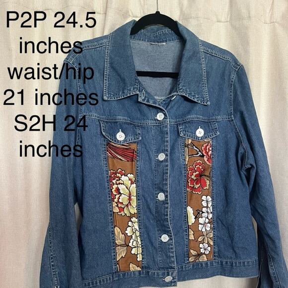 Handmade OOAK Up-cycled Vintage Jacket Birds and Flowers and MOP buttons 1 - Picture 16 of 16